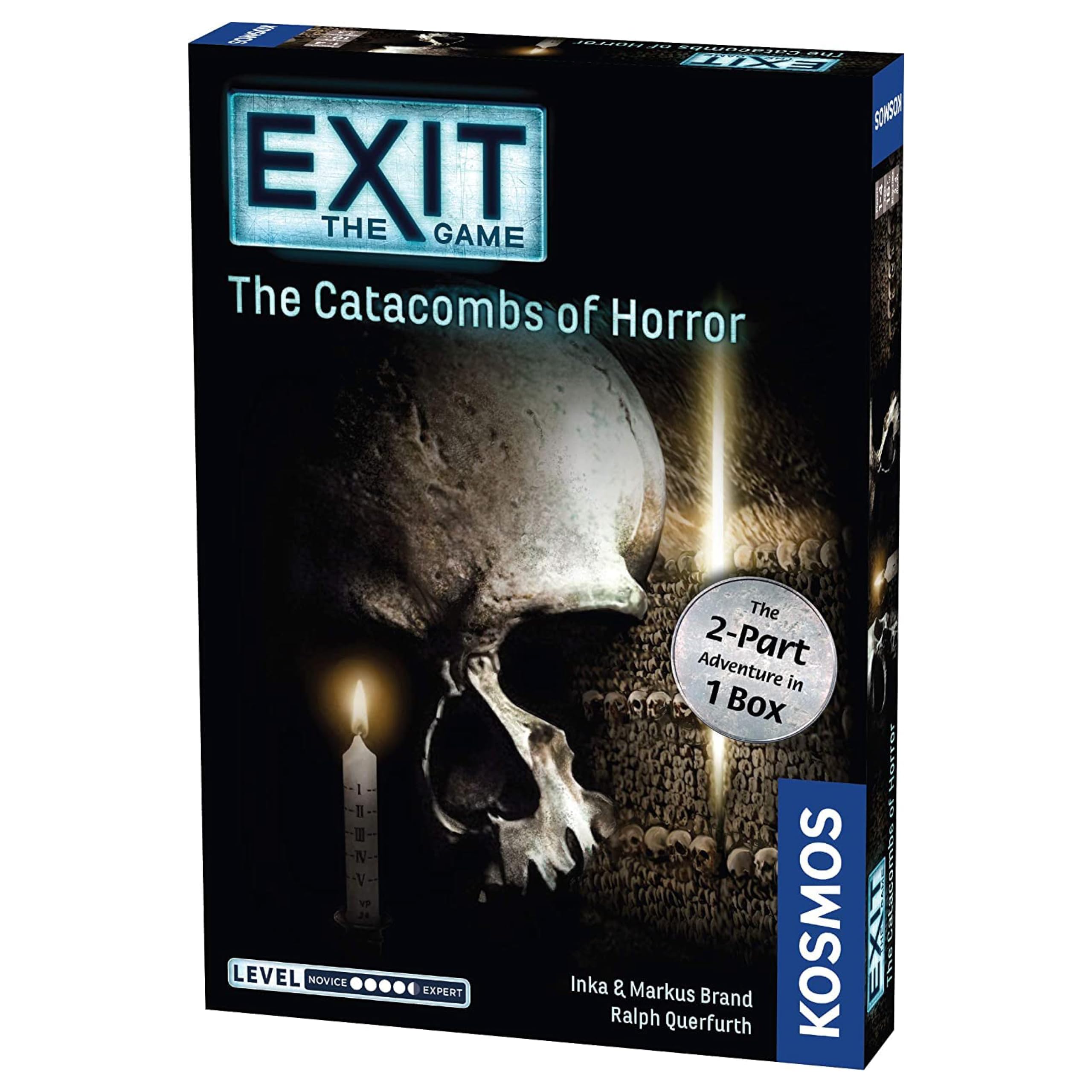 Thames & Kosmos EXIT Catacombs of Horror cover image highlighting immersion