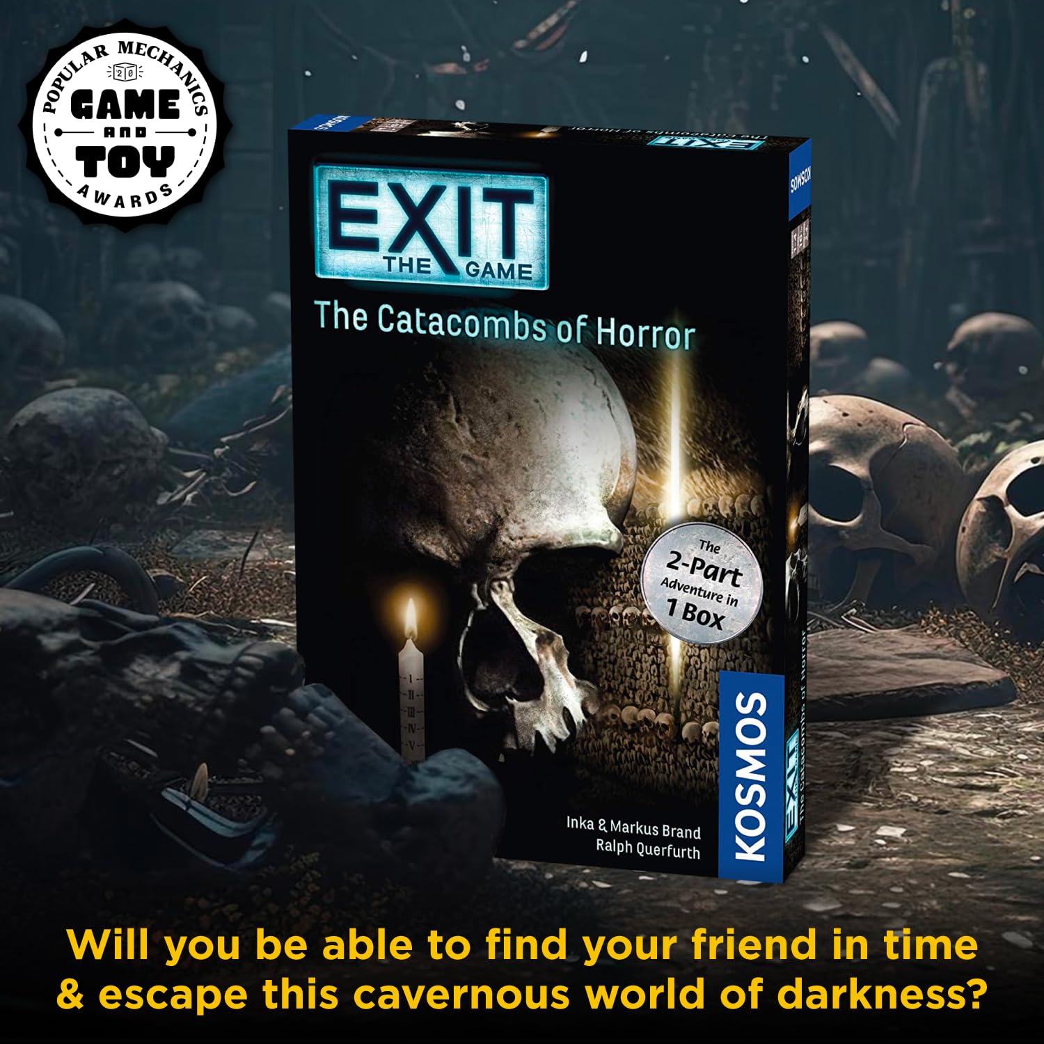 Thames & Kosmos EXIT Catacombs of Horror crypt art mood and atmosphere