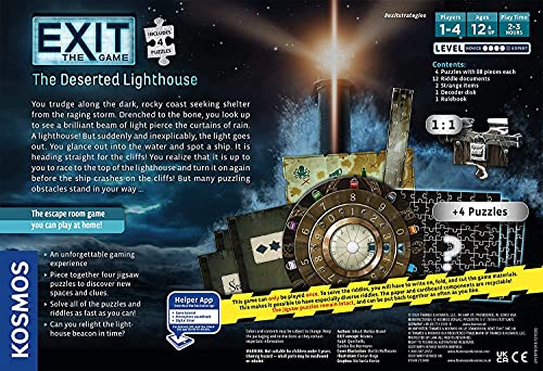 Thames & Kosmos EXIT: Deserted Lighthouse beacon signals a dramatic goal for your session.