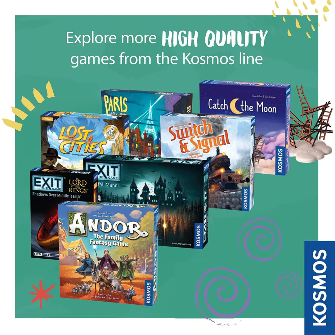Thames & Kosmos EXIT: Deserted Lighthouse supports 1-4 players for cooperative problem solving.