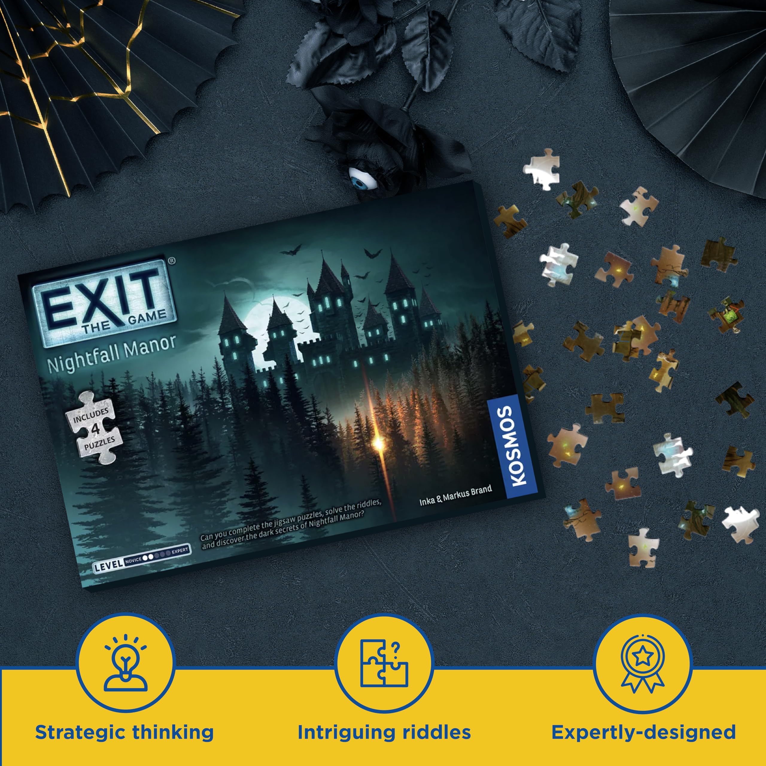 Award-winning EXIT series adds prestige to puzzle lovers' collection.