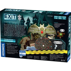 EXIT Nightfall Manor escape game pack with four 88-piece puzzles.