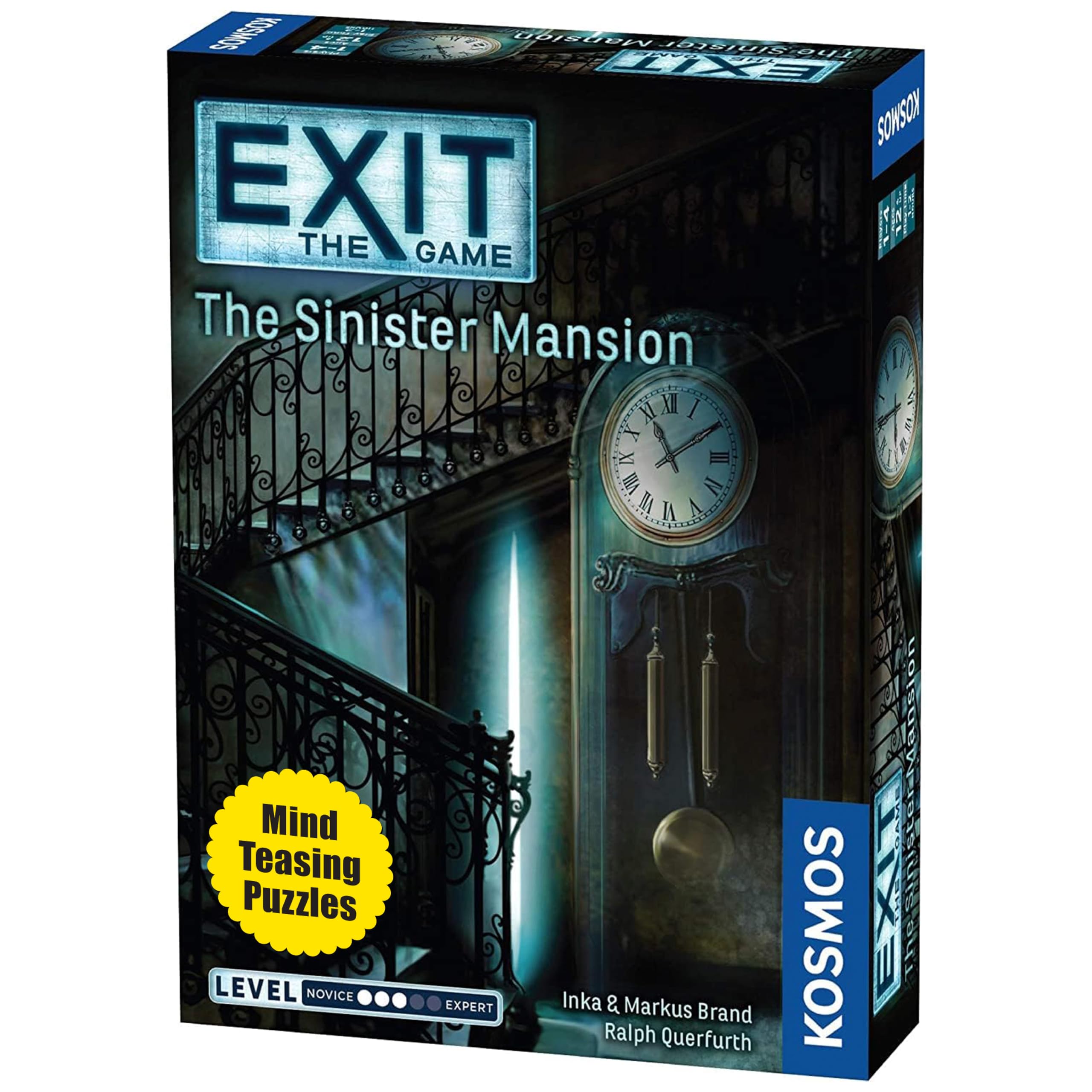 Thames and Kosmos EXIT Sinister Mansion card play for immersive puzzles