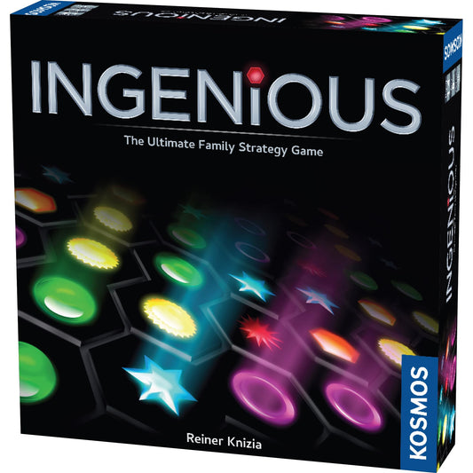 Thames & Kosmos Ingenious board with strategic hex layout for family play