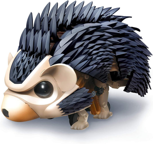 Thames & Kosmos My Robotic Pet Hedgehog assembly: learn how pieces come together.