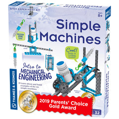 Thames & Kosmos Simple Machines kit cover—ideal for hands-on physics exploration.
