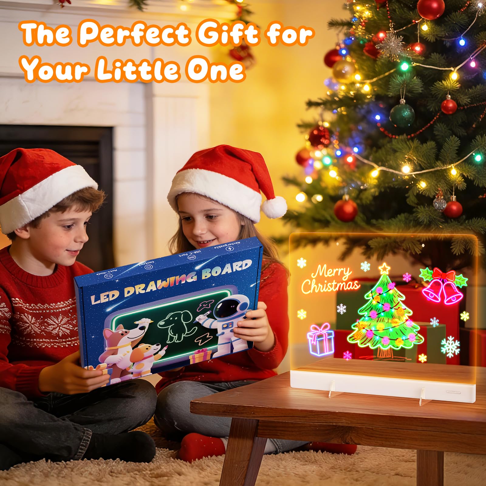 ThanBao LumiBoard supports handwriting practice and fine motor skills.