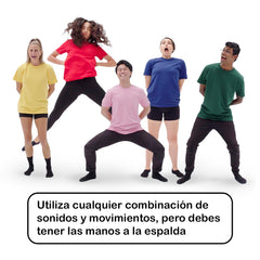 That Sound Game sound-moves: dynamic gestures amplify clues and laughs.