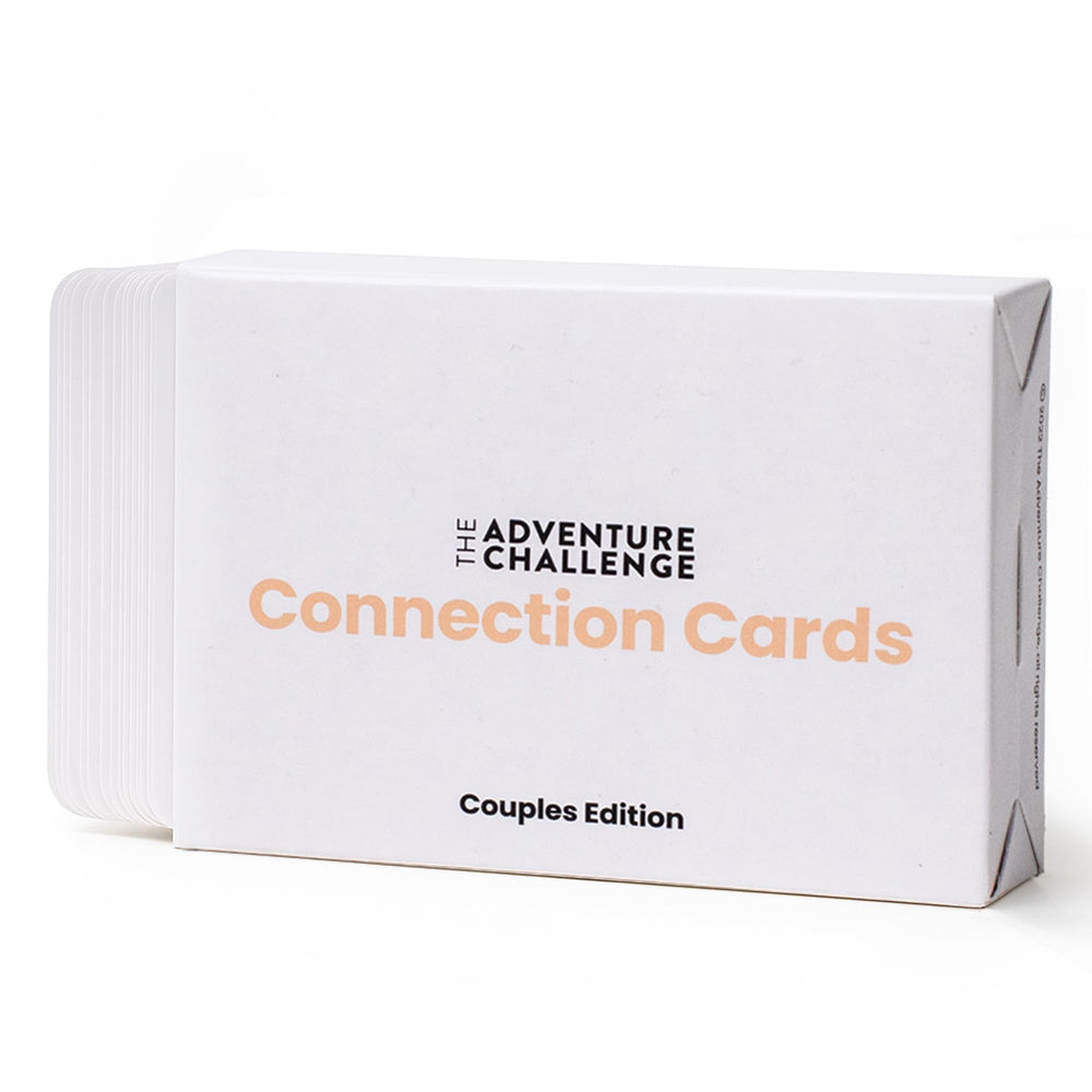 The Adventure Challenge Couples Connection Cards spread spark intimate conversations at home.