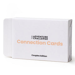 The Adventure Challenge Couples Connection Cards spread spark intimate conversations at home.