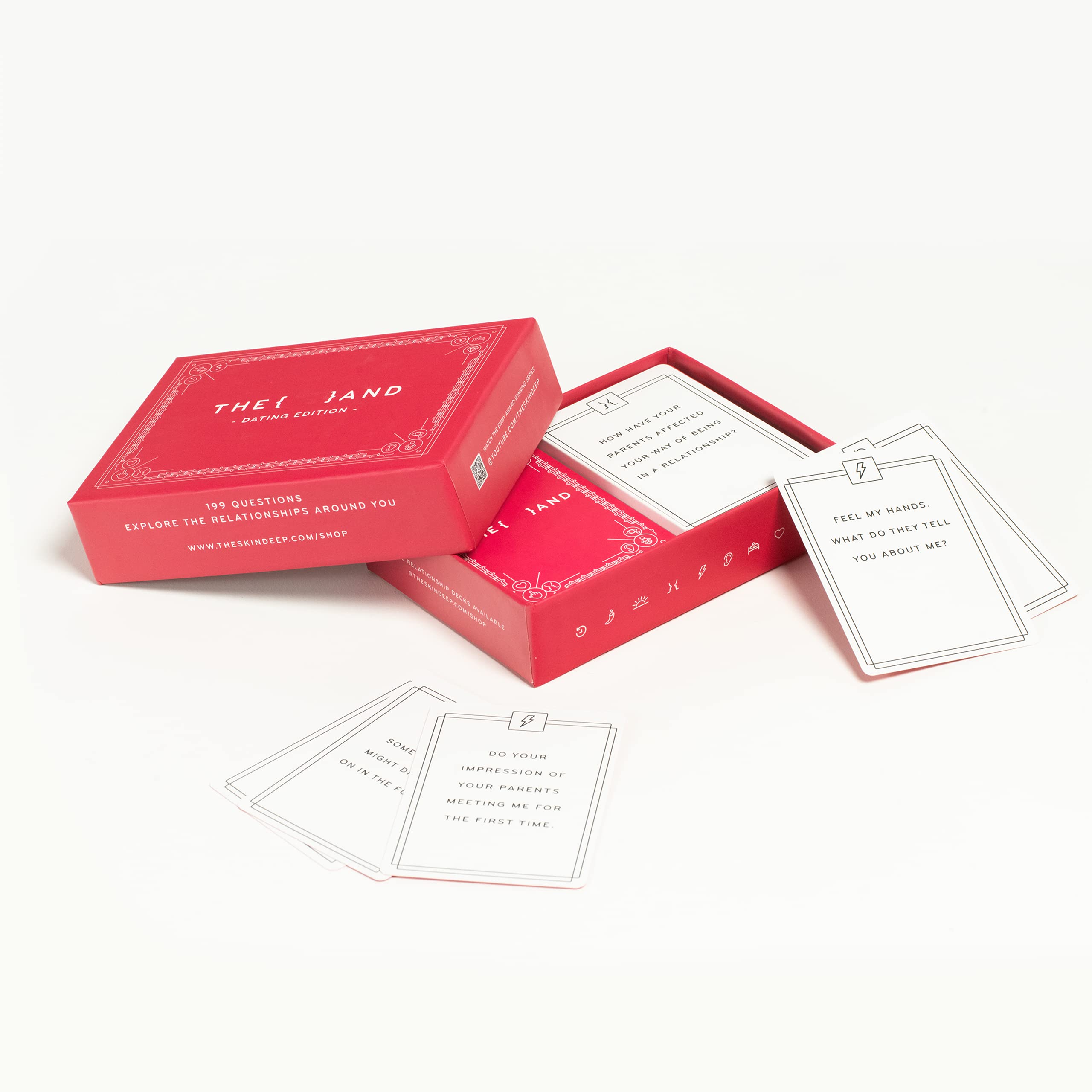 Soft card stock texture of THE AND Dating Edition cards