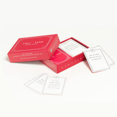Soft card stock texture of THE AND Dating Edition cards