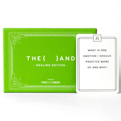 THE AND Healing Edition box on table emphasizes simple setup for date-night use.