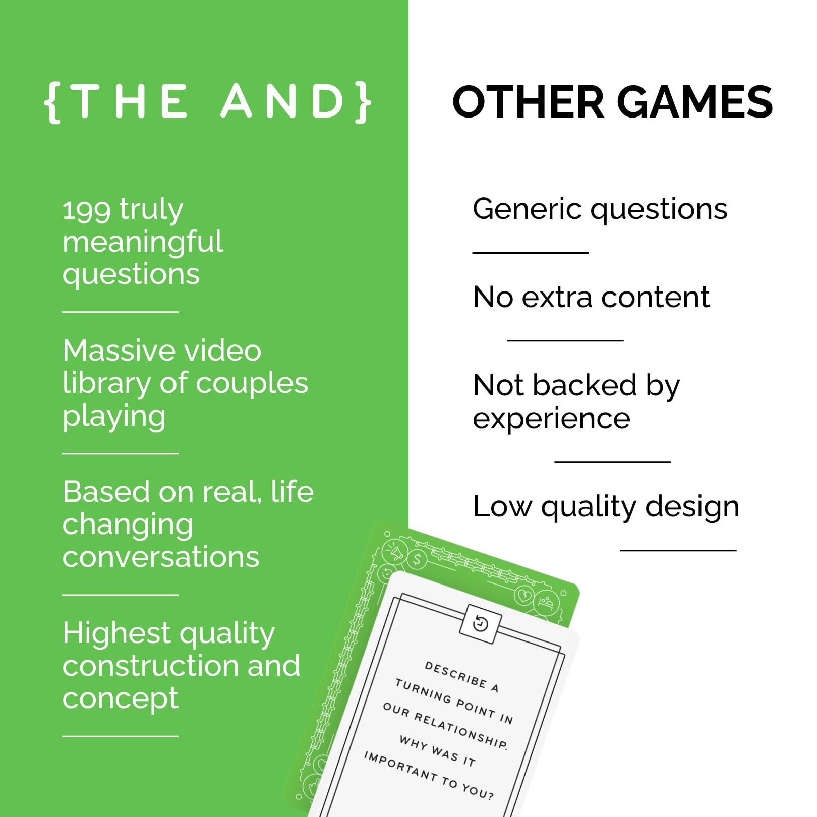 THE AND Healing Edition user-friendly guide complements the game for guided conversations.