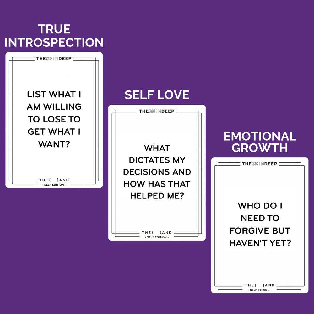 THE AND Self Love Edition prompts spread for journaling and meditation