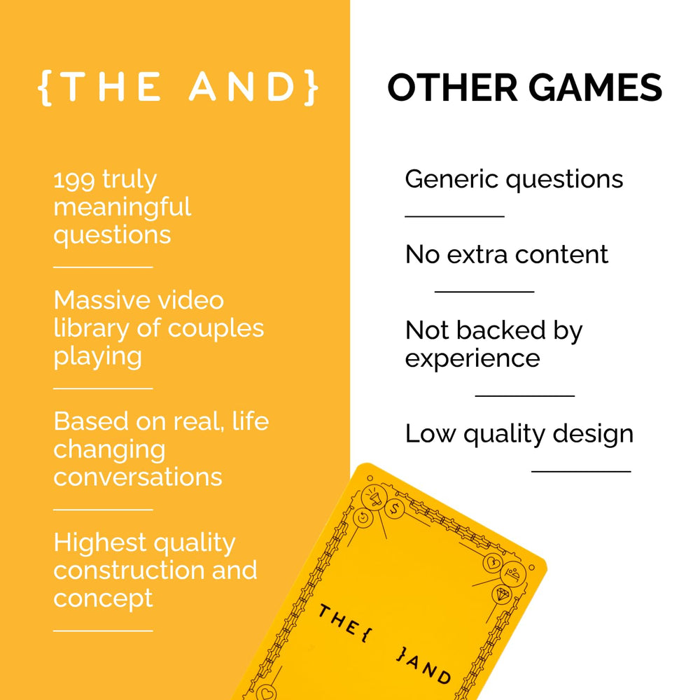 THE AND Strangers Edition box and insert showing compact, portable game for on-the-go fun.