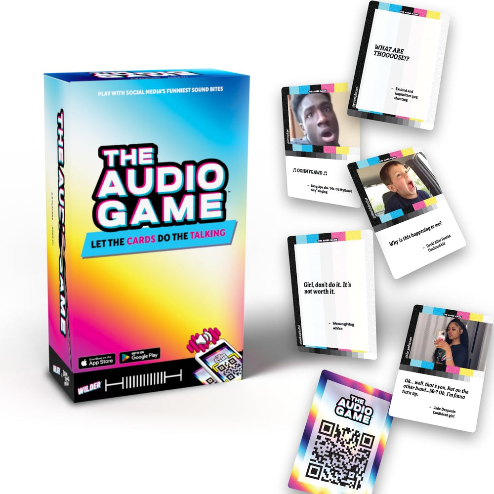 The Audio Game 17+ mature content for bold game nights.