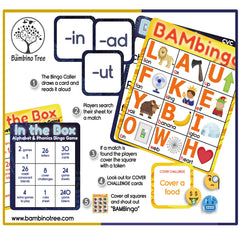 The Bambino Tree 192-word image match strengthens vocabulary through engaging word-image pairings.