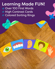 THE BAMBINO TREE animals flash cards encourage naming animals to build early word skills.