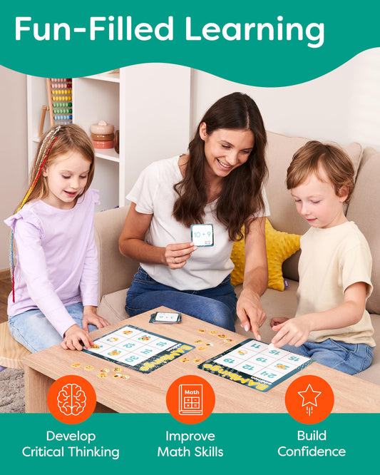 THE BAMBINO TREE bingo game board with cards for classroom or home use.