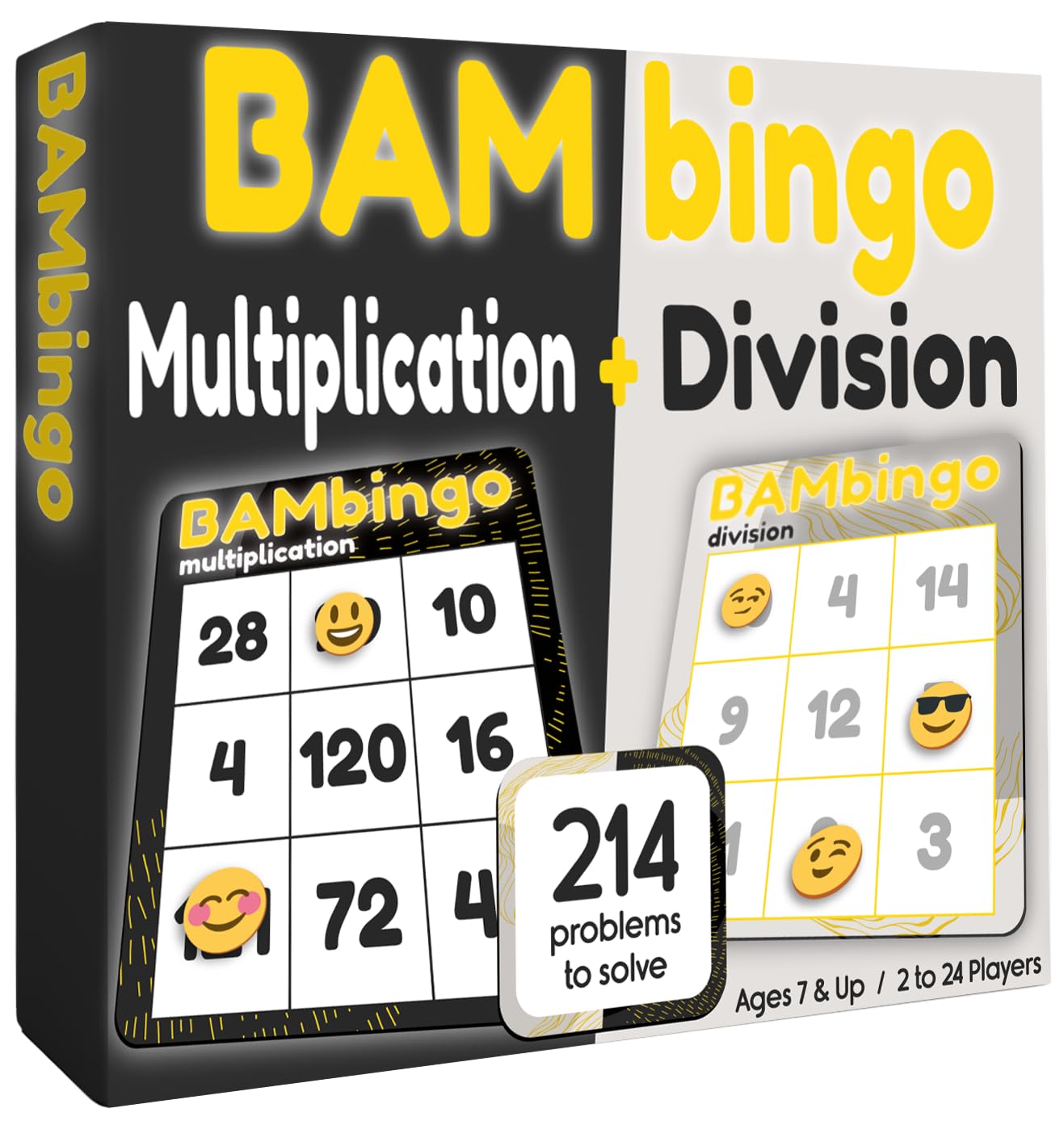 The Bambino Tree bingo game box for engaging classroom math practice.