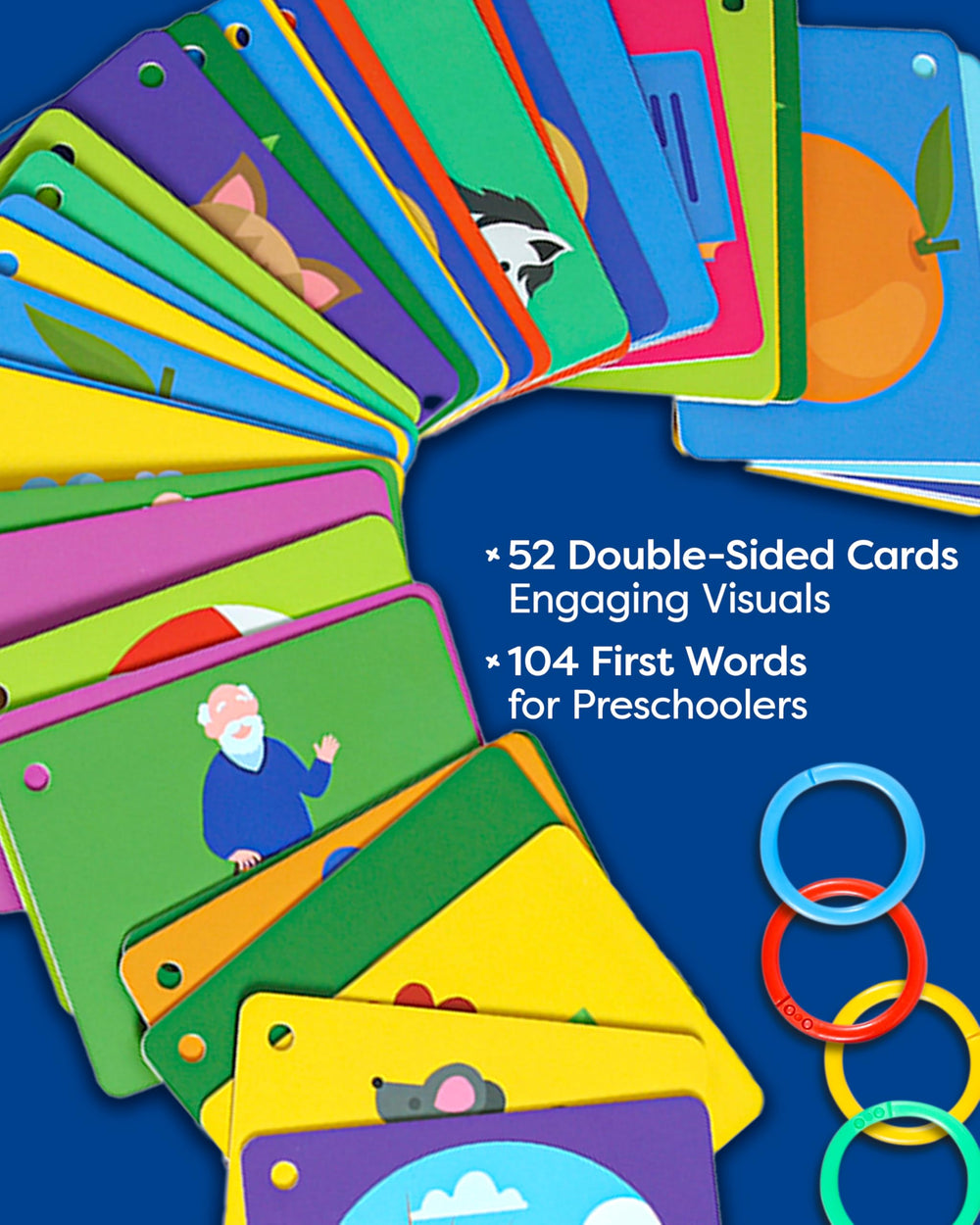 THE BAMBINO TREE food items flash cards aid sound-object associations for everyday talk.