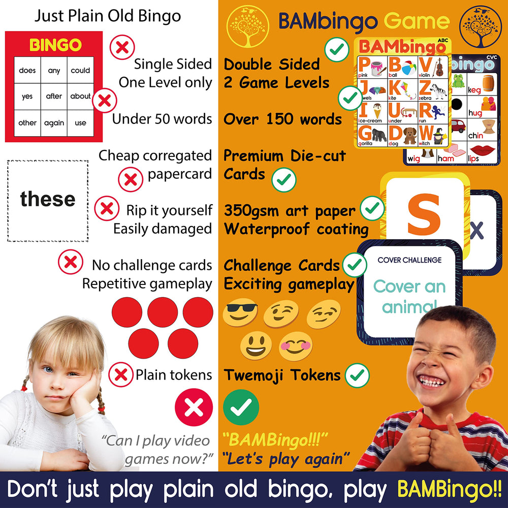 The Bambino Tree supports 2–24 players for flexible classroom or family play.
