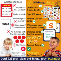The Bambino Tree supports 2–24 players for flexible classroom or family play.