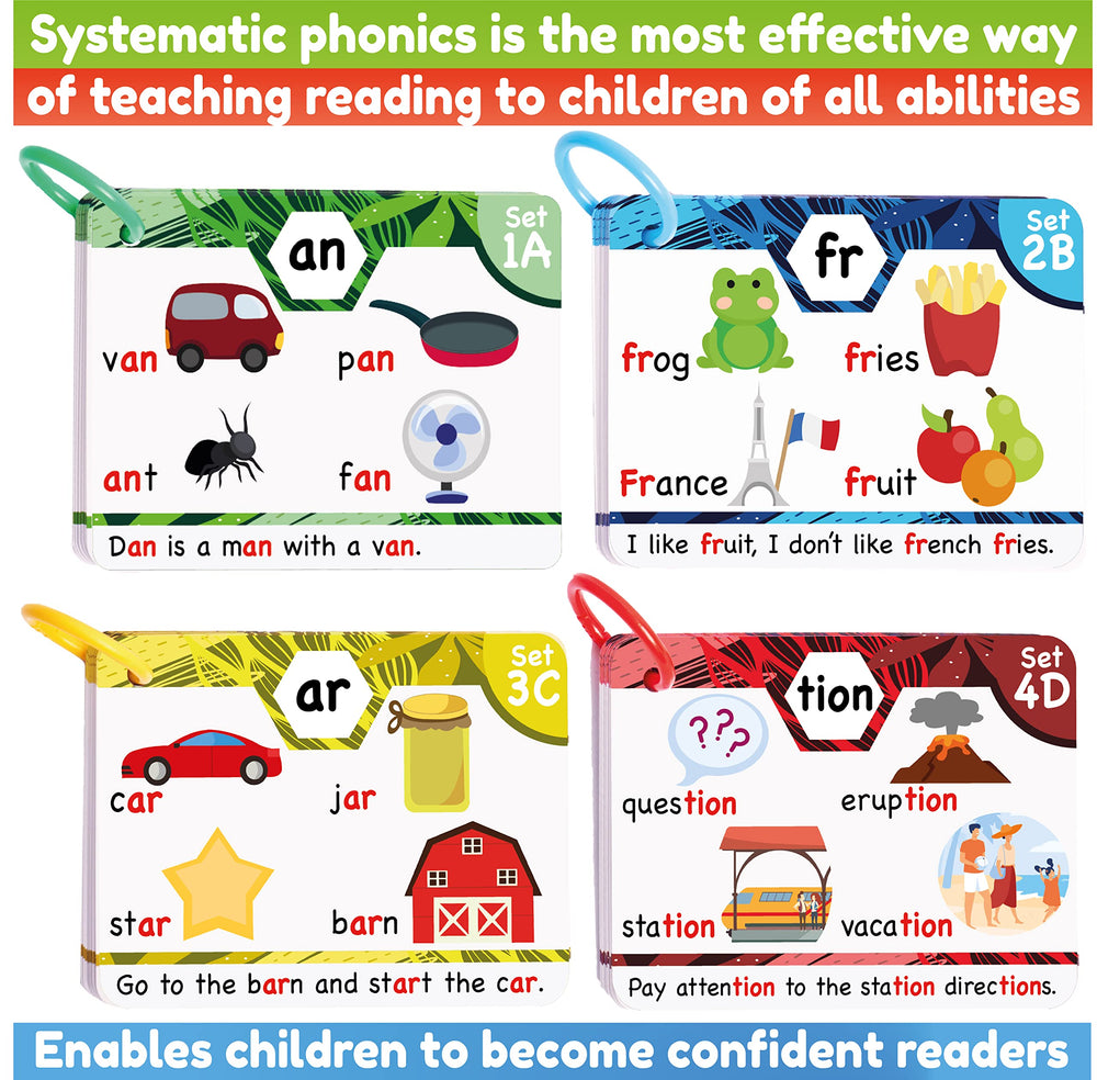 The Bambino Tree sentences provide practical reading samples for learners.