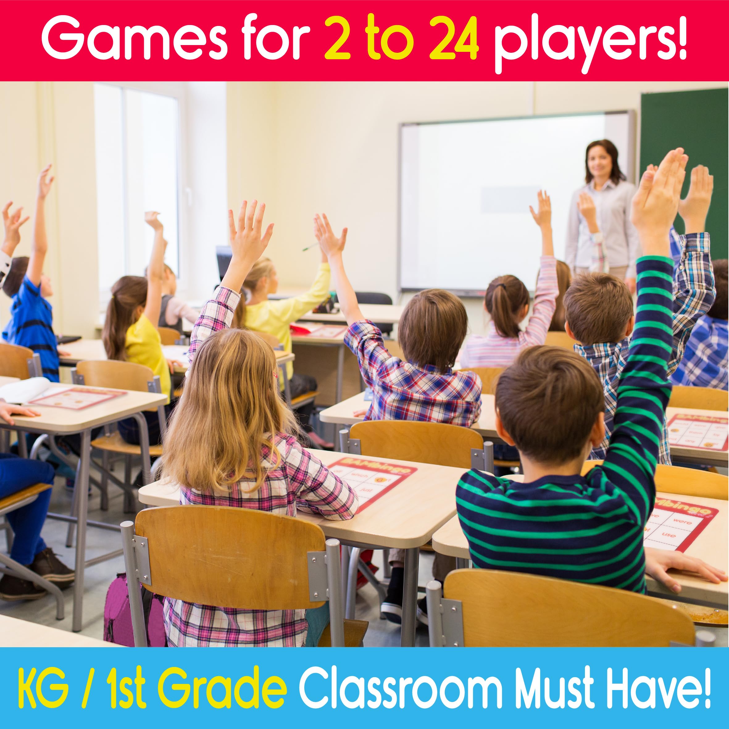 The Bambino Tree classroom play setup for sight word bingo