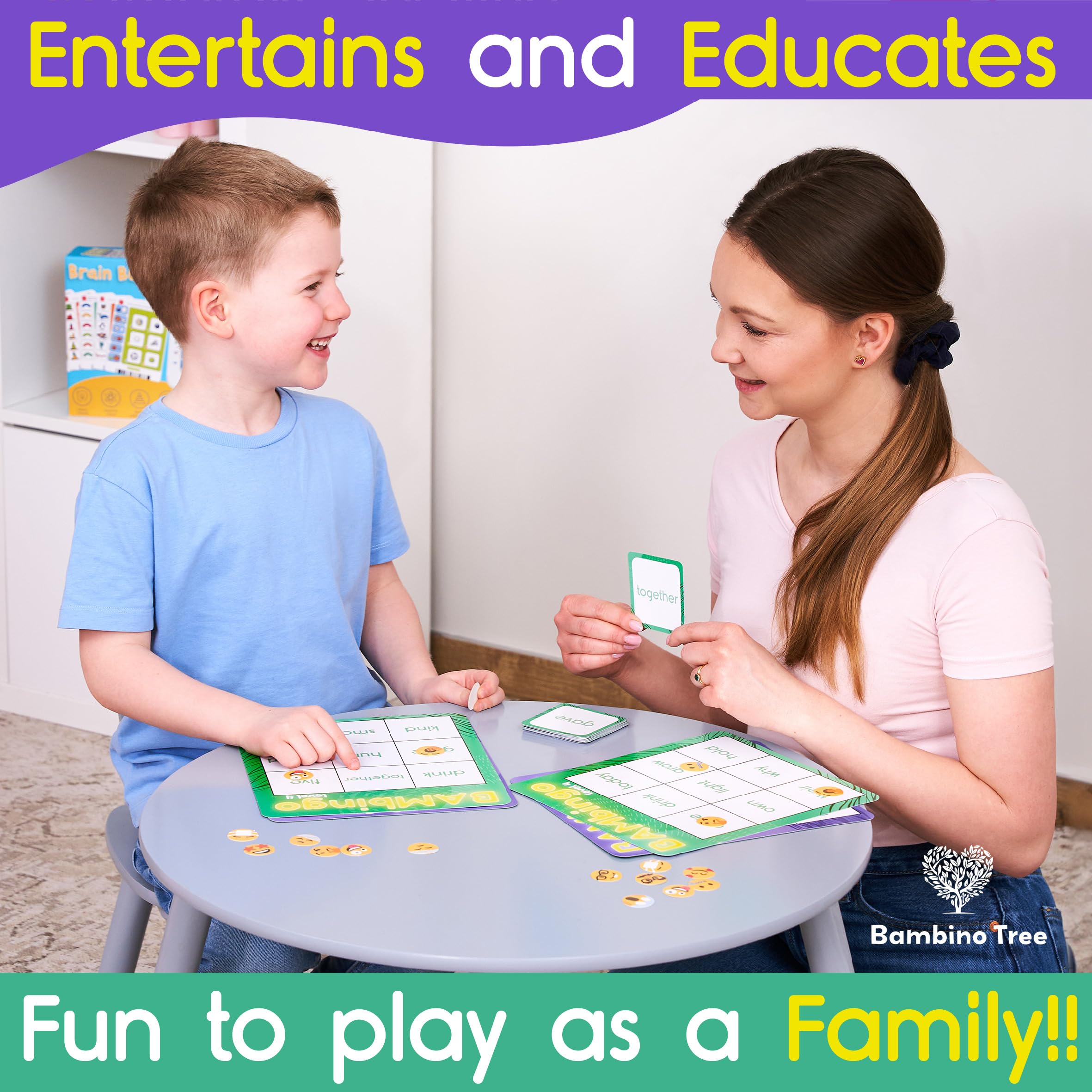 THE BAMBINO TREE purple level words set supports early readers