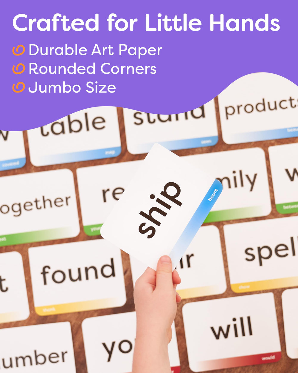 The Bambino Tree sight words flash cards offer five levels for steady progression.