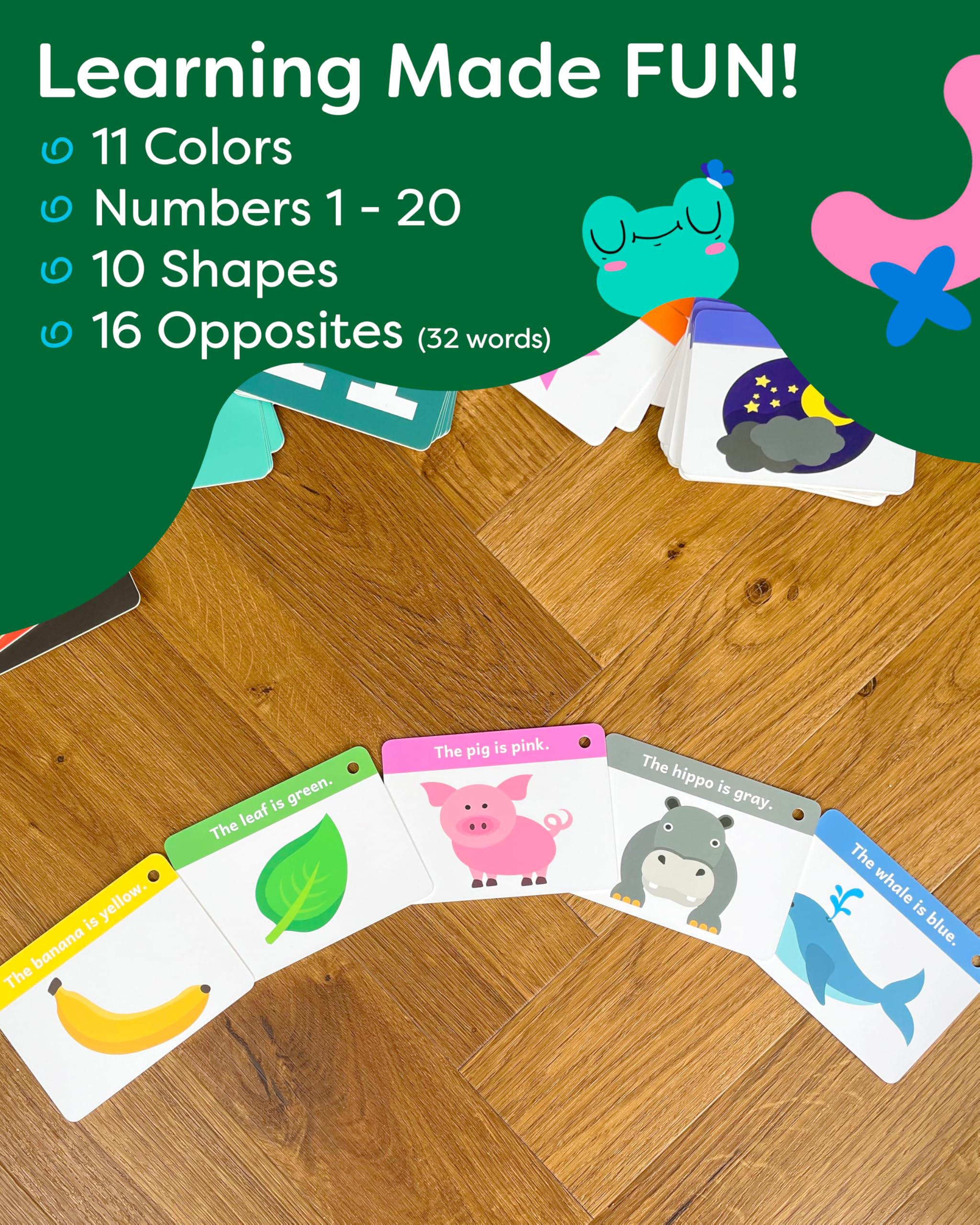 THE BAMBINO TREE numbers flash cards aid early counting from 1 to 20 with visual prompts