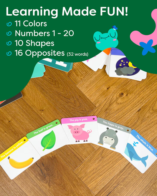 THE BAMBINO TREE numbers flash cards aid early counting from 1 to 20 with visual prompts
