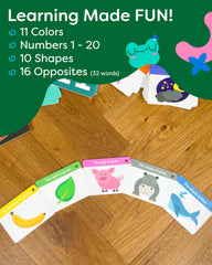 THE BAMBINO TREE numbers flash cards aid early counting from 1 to 20 with visual prompts