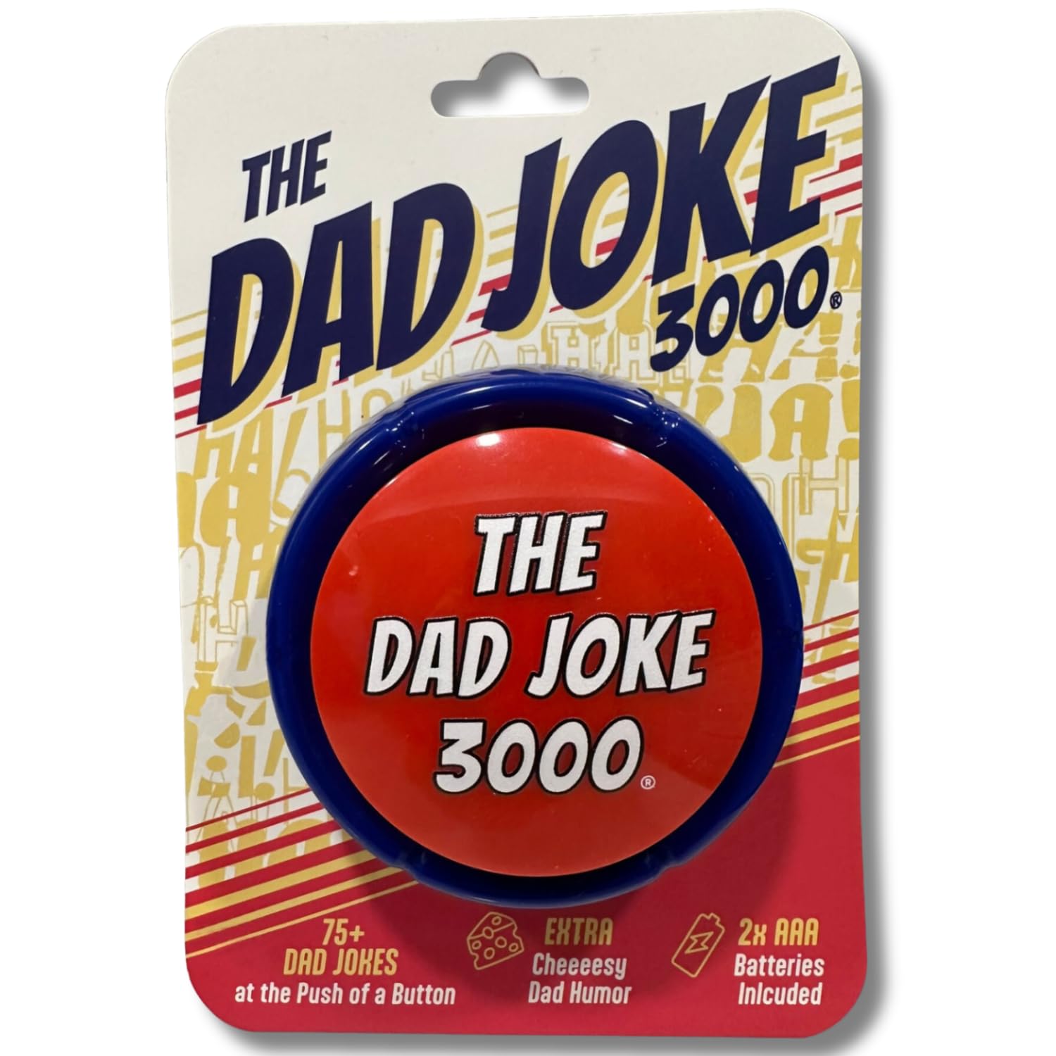 The Dad Joke 3000 button-press moment with 75+ jokes for instant laughter at gatherings.