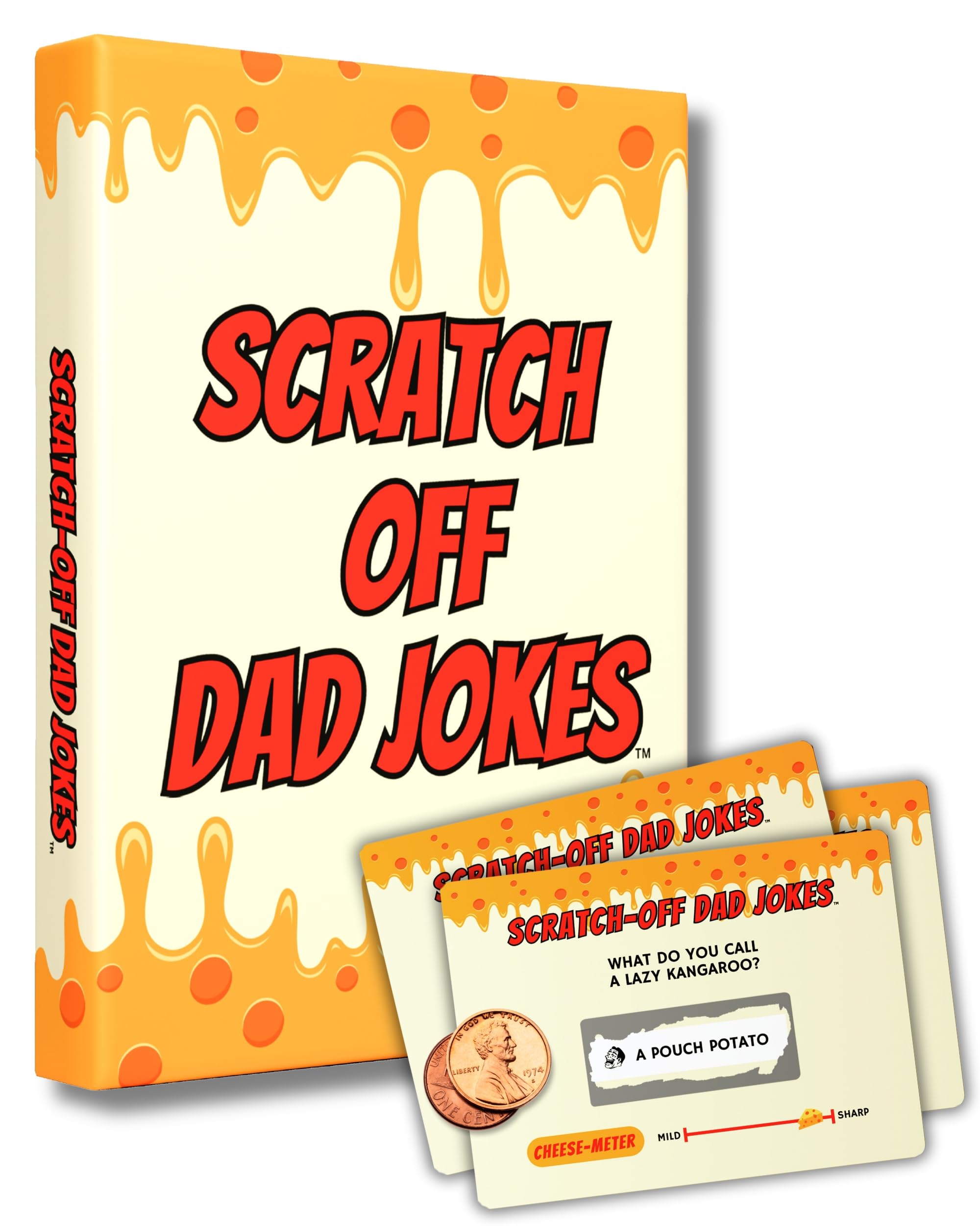 The Dad Joke 3000 scratch-off dad jokes cards ready for gifting and laughs.