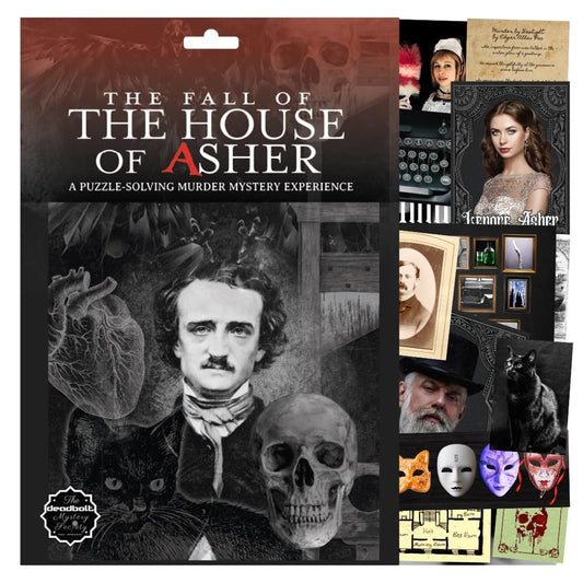 The Deadbolt Mystery Society House of Asher cover art inviting suspenseful investigation.