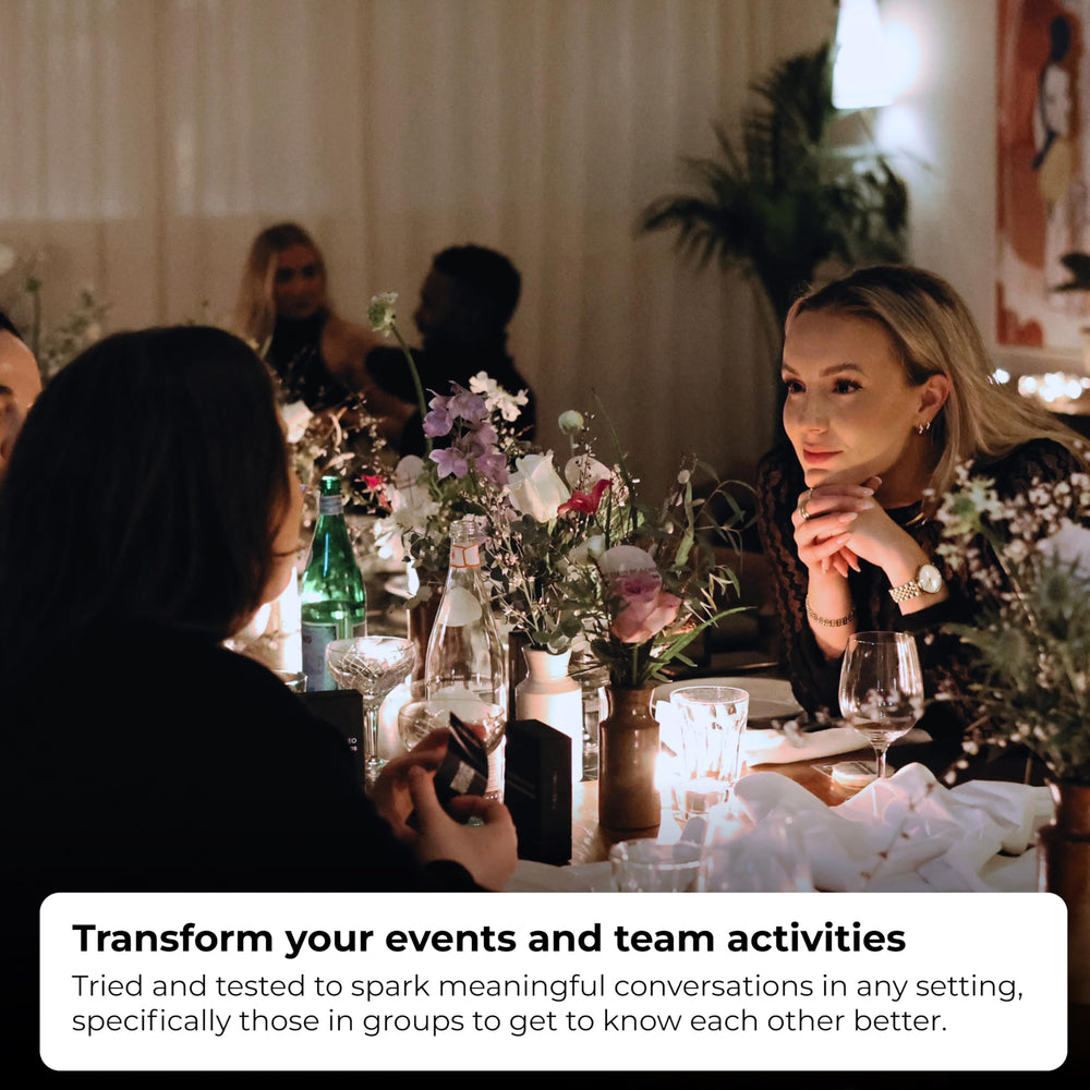 The Diary of a CEO Conversation Cards premium materials ensure durability for repeated use.