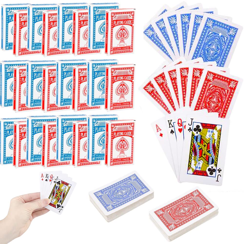 The Dreidel Company 24 deck poker game cards for quick family play.