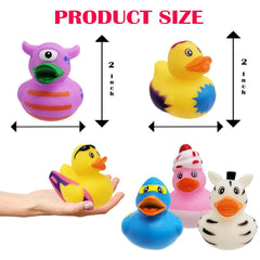 The Dreidel Company close-up 2-inch vinyl ducks with durable, safe features.
