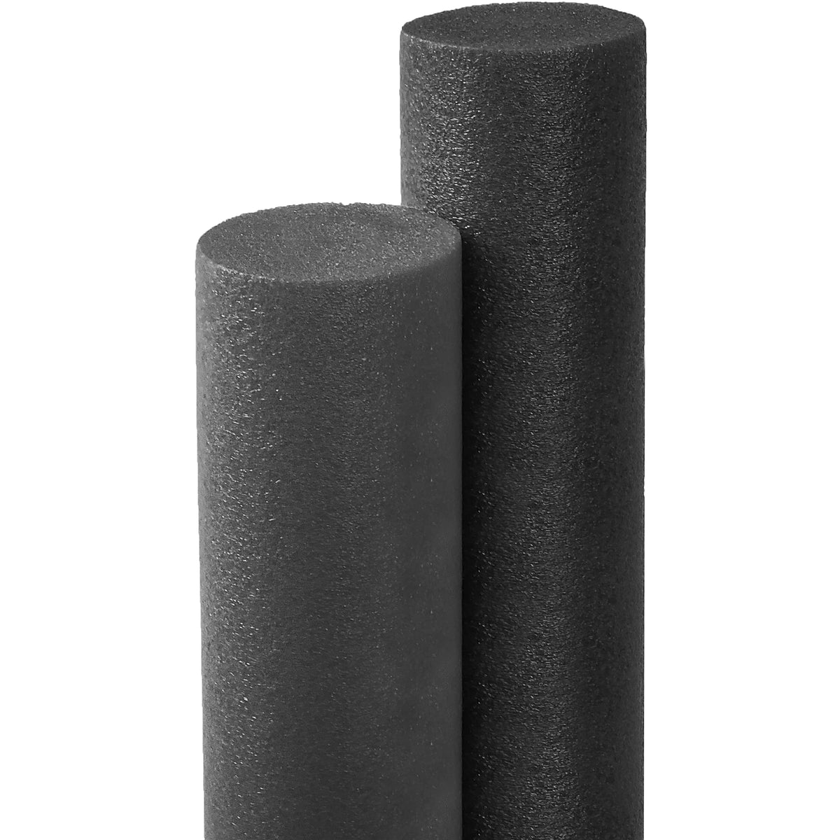 The Dreidel Company 52-inch black foam pool noodle provides buoyant pool support.