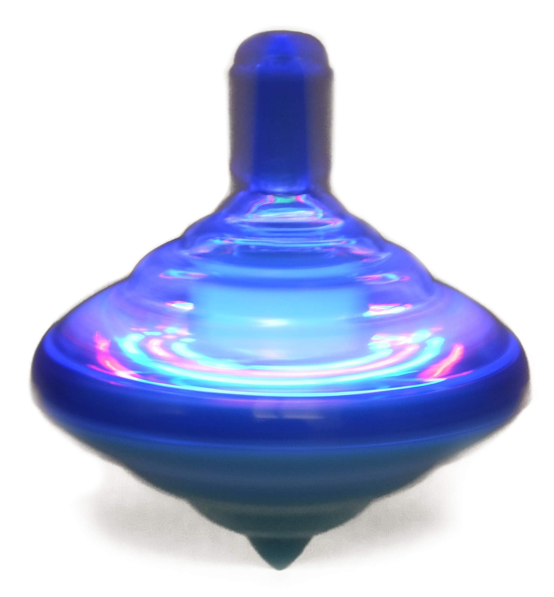 The Dreidel Company light-up dreidel with on/off switch for safe play.