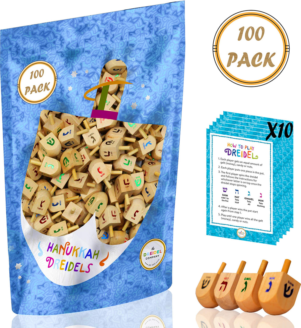 The Dreidel Company multi-pack packaging option for gifts and party planning