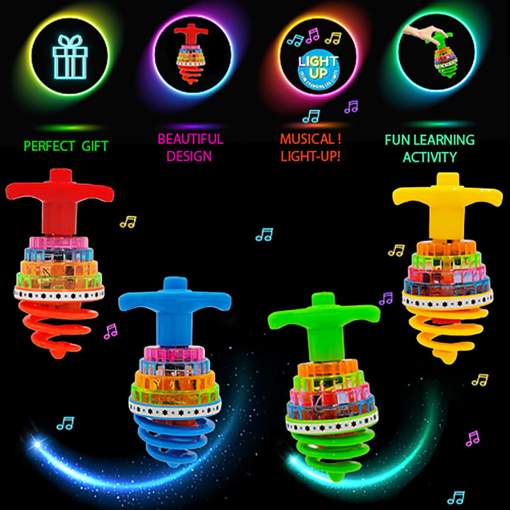 The Dreidel Company pink light-up dreidel spinning adds colorful fun to celebrations.