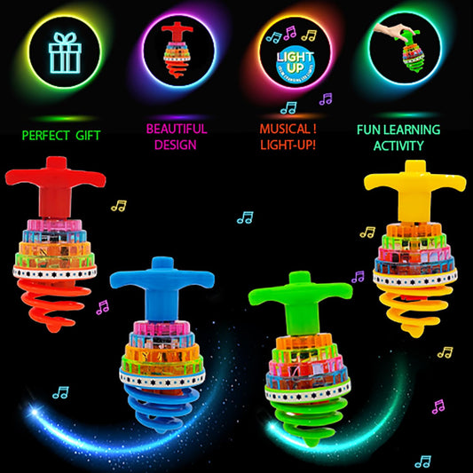 The Dreidel Company pink light-up dreidel spinning adds colorful fun to celebrations.