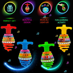 The Dreidel Company pink light-up dreidel spinning adds colorful fun to celebrations.