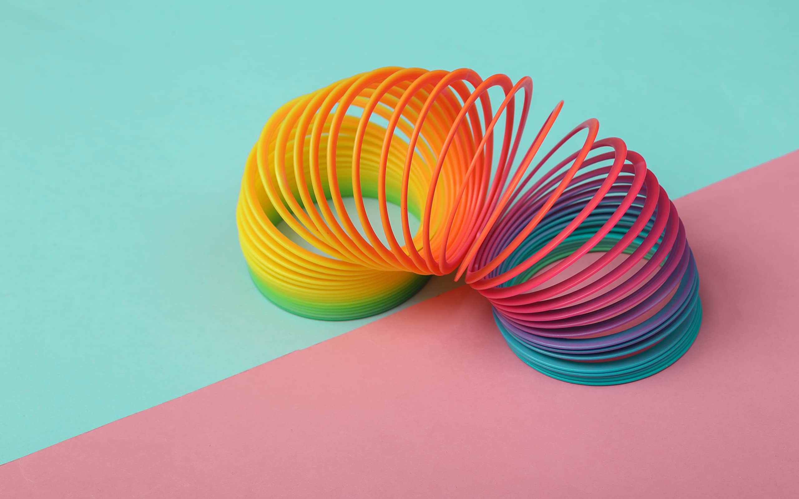 The Dreidel Company coil spring toy adds lively party entertainment