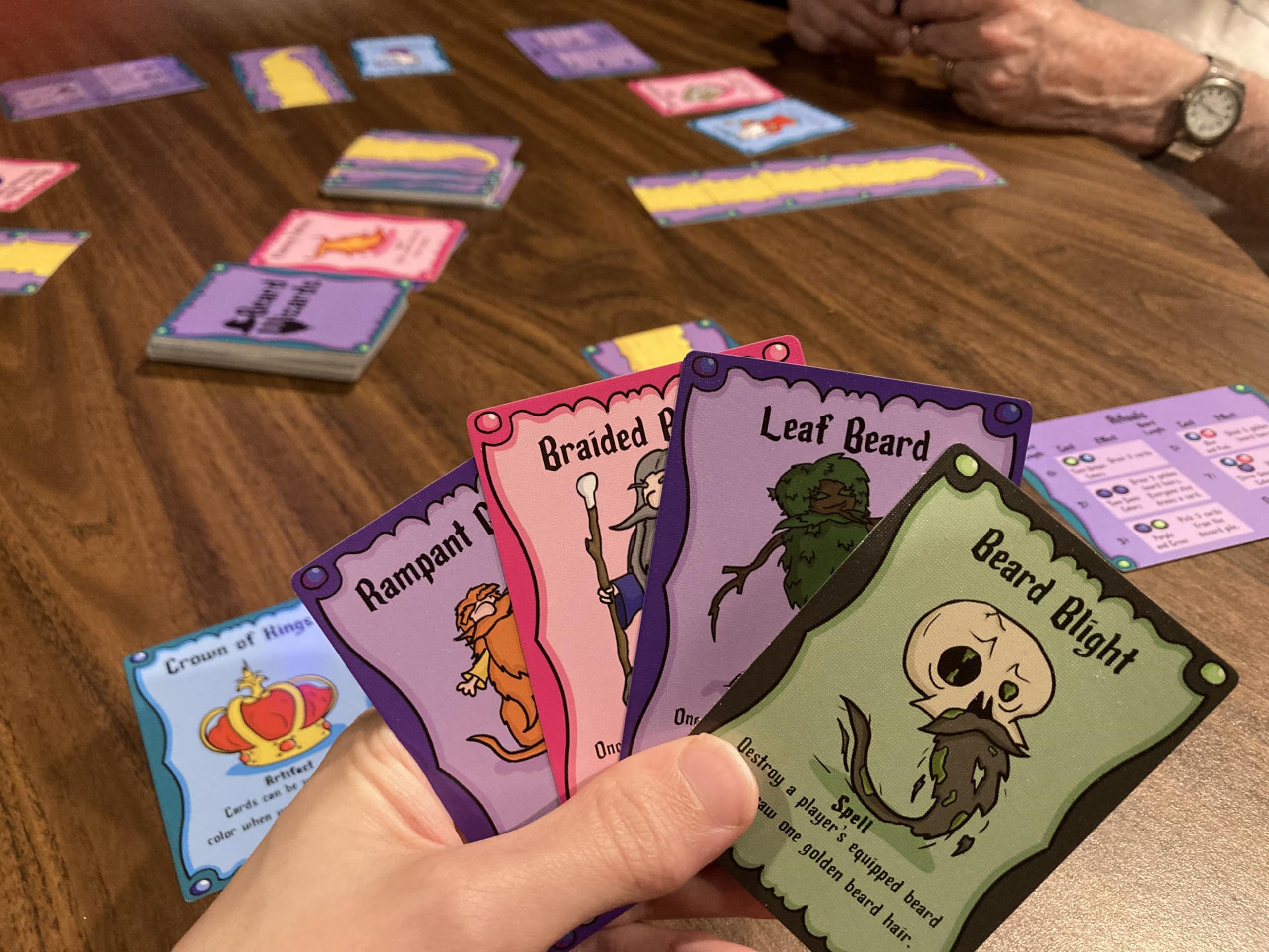 Beard Wizards supports 2 to 5 players for shared fun.