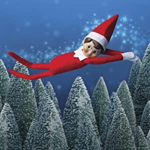 The elf hiding moment, inviting children to search with delight.